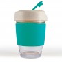 Reusable Coffee Cups - Glass - Vienna Eco Coffee Cup / Silicone Band 320ml