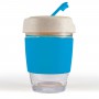 Reusable Coffee Cups - Glass - Vienna Eco Coffee Cup / Silicone Band 320ml