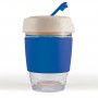 Reusable Coffee Cups - Glass - Vienna Eco Coffee Cup / Silicone Band 320ml