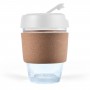 Reusable Coffee Cups - Glass - Vienna Coffee Cup / Cork Band 320ml