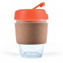 Reusable Coffee Cups - Glass - Vienna Coffee Cup / Cork Band 320ml