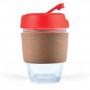 Reusable Coffee Cups - Glass - Vienna Coffee Cup / Cork Band 320ml