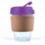 Reusable Coffee Cups - Glass - Vienna Coffee Cup / Cork Band 320ml