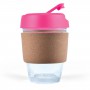 Reusable Coffee Cups - Glass - Vienna Coffee Cup / Cork Band 320ml