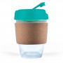 Reusable Coffee Cups - Glass - Vienna Coffee Cup / Cork Band 320ml
