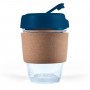 Reusable Coffee Cups - Glass - Vienna Coffee Cup / Cork Band 320ml