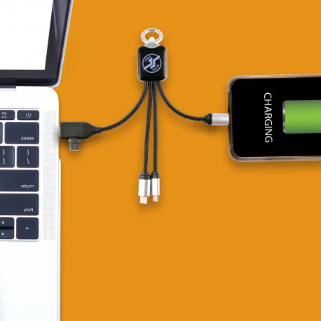 USB Hubs & Cables - Kinetic Square Glow Cable