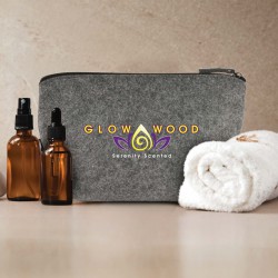 Toiletry Bags - Montana RPET Felt Cosmetic Bag