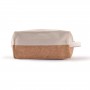 Toiletry Bags - Scenic Cotton Cork Utility Pouch