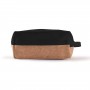 Toiletry Bags - Scenic Cotton Cork Utility Pouch