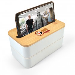 Homeware Products - Stax Eco Lunch Box with Phone Holder Lid