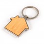 Metal Keyrings - House Bamboo Zinc Keytag
