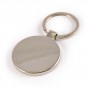Metal Keyrings - Circle Bamboo Zinc Keytag