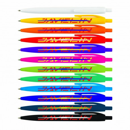 Plastic Promotional Pens - Javelin Pen Plastic