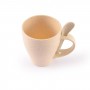 Reusable Coffee Cups - Avenue Wheat Fibre Cup and Spoon 330ml