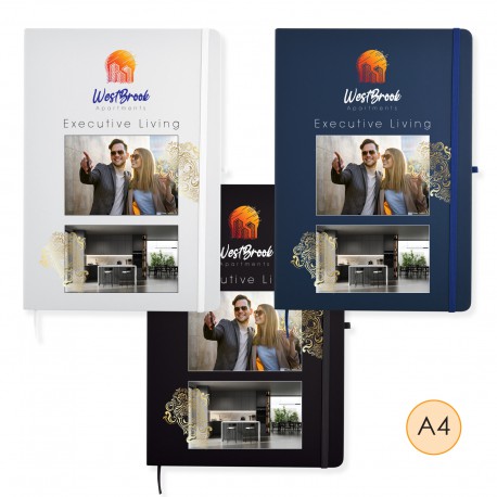 Promotional Journals & Noteboooks - Capella A4 Notebook