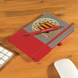 Promotional Journals & Noteboooks - Venture Bondi Notebook A5 / Austin Pen