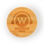 Bottle Openers - Discus Bamboo Bottle Opener Coaster
