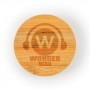 Discus Bamboo Bottle Opener Coaster