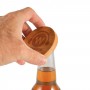 Bottle Openers - Discus Bamboo Bottle Opener Coaster
