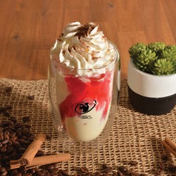 Reusable Coffee Cups - Glass - Sierra Double Wall Glass Cup 450ml