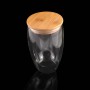 Reusable Coffee Cups - Glass - Sierra Double Wall Glass Cup 450ml