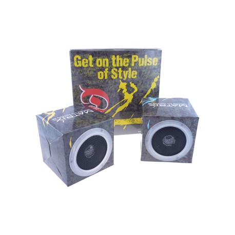 Wired & Bluetooth Headphones - Cubic Foldable Speakers