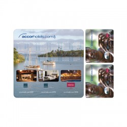 Coasters - PVC Pad with 2 Coasters