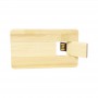 Credit Card Style USB Flash Drives - Bamboo Credit Card Drive 4GB - 32GB