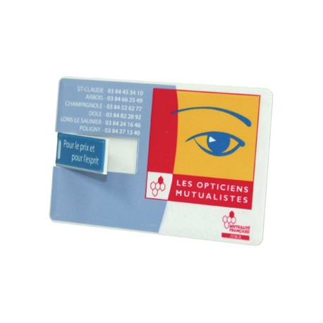 Credit Card Style USB Flash Drives - Slimline Credit Card Flash Drive 8GB - 32GB (USB3.0)
