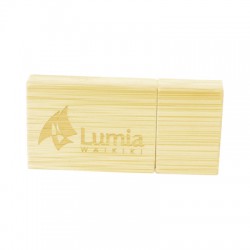 Wood & Bamboo Flash Drives - Magnetic Bamboo USB Drive 4GB - 32GB
