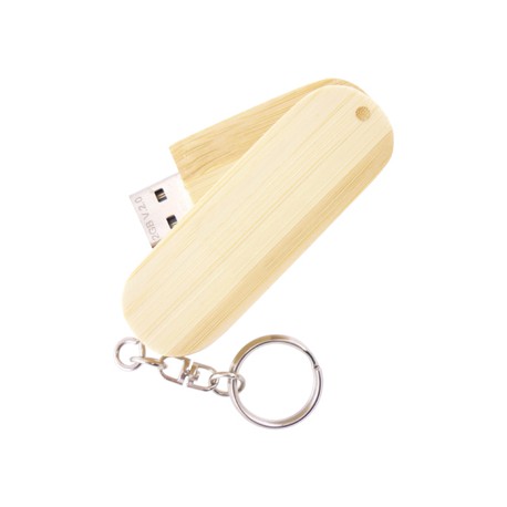 Wood & Bamboo Flash Drives - Wooden Swivel Drive 4GB - 32GB