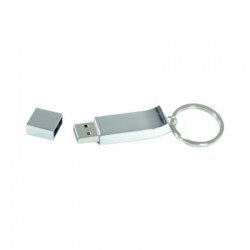 Wired & Bluetooth Headphones - Chrome Keyring Flash Drive 4GB - 32GB