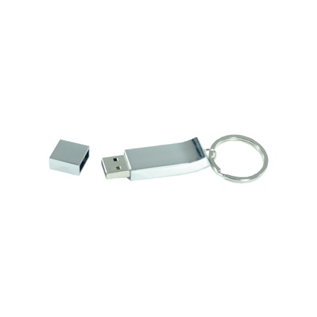 Wired & Bluetooth Headphones - Chrome Keyring Flash Drive 4GB - 32GB