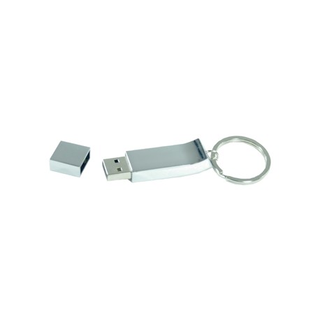 Chrome Keyring Flash Drive 4GB - 32GB