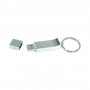 Chrome Keyring Flash Drive 4GB - 32GB