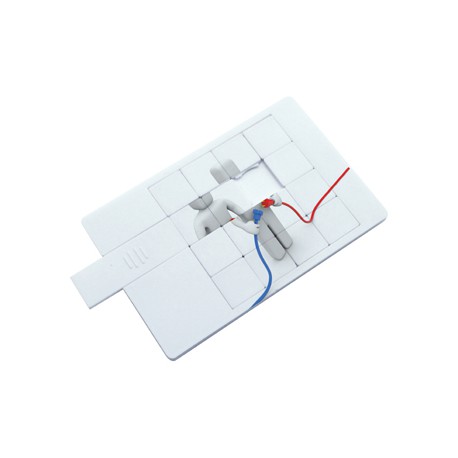 Credit Card Style USB Flash Drives - Puzzle Credit Card Flash Drive 4GB - 32GB