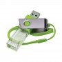Wired & Bluetooth Headphones - 3D Crystal Swivel Flash Drive 4GB - 32GB