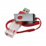 Wired & Bluetooth Headphones - 3D Crystal Swivel Flash Drive 4GB - 32GB
