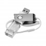 3D Crystal Swivel Flash Drive 4GB - 32GB