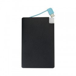 Custom Printed Lanyards - New Slim 2000 mAh Powerbank