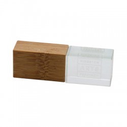 Credit Card Style USB Flash Drives - Eco Crystal Flash Drive 4GB - 32GB