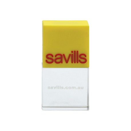 Credit Card Style USB Flash Drives - Moulded 3D Crystal Flash Drive 4GB - 32GB
