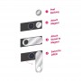USB Accessories - WebCam Cover Swivel - Metal