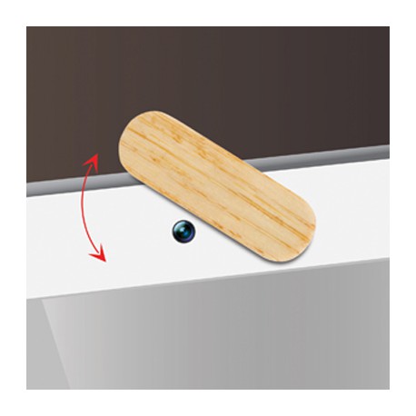 USB Accessories - WebCam Cover Swivel Wood