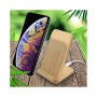 Phone & Tablet Chargers - Stirling Fast Wireless Charge Bamboo Stand