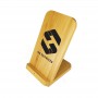 Phone & Tablet Chargers - Stirling Fast Wireless Charge Bamboo Stand