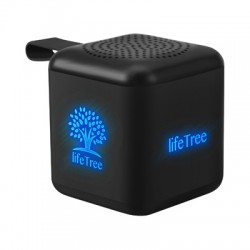 Wired & Bluetooth Headphones - Mini Cube Light-Up Speaker