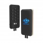 Custom Printed Lanyards - Newport Light-Up Wireless Power Bank 6000 mAh