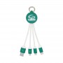 USB Hubs & Cables - Atesso 3n1 Light Up Charge Cable - Round